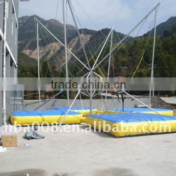 motor inflatable bungee trampoline