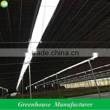 greenhouse light deprivation blackout shading system