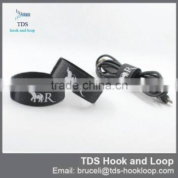 reusable cord tie/ printed nylon tied