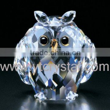 sculptural crystal owl
