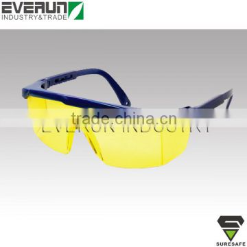 ER9301 CE EN166 Protective safety glasses yellow lens