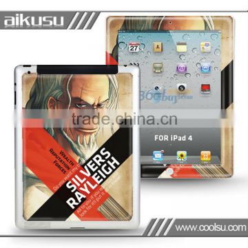 Front and back clear gel cover for iPad4