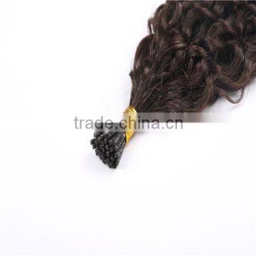 wholesale straight black and brown i/u/flat tip pre-bonded hair extension type