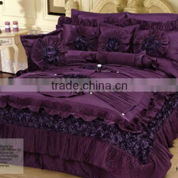 Deep Purple Wedding Comforter