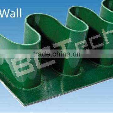 PVC Conveyor belt with Side-Wall