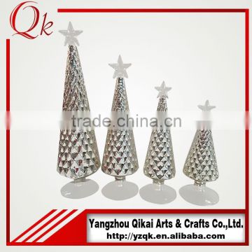 Hot sell factory outlet price decorative glass christmas tree