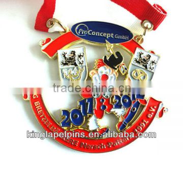 SM-MM002 customized decorative medallion with ribbon