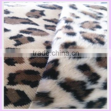 Acrylic AH 10mm leopard jacquard fabric for mattress cover microfiber fabric in rolls fabric for car seats alibaba china