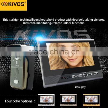 KiVOS battery operated wireless video door phone
