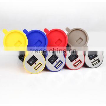 6 colors motorcycle power indicator waterproof usb socket cell phone charger                        
                                                Quality Choice