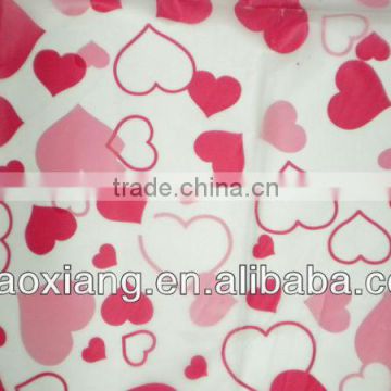 2013 new design and new style pink heart printed tablecloth for promotion