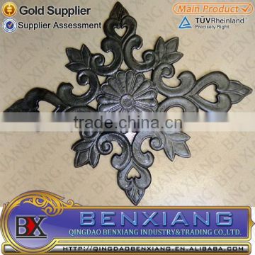 Qingdao Benxiang Wrought Iron rosette panel decorations