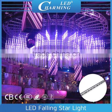 disco 3d stage ceiling decorative digital light/led tube rain light