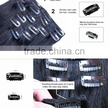 clip in curly hair extension indian human hair clip in hair extension