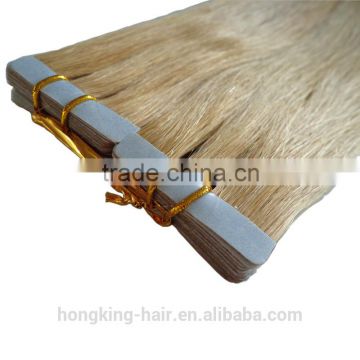Wholesale russian remy virgin tape hair extension adhesive tape