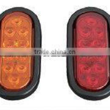 6'' Oval LED Tail Light,STOP/TURN/TAIL