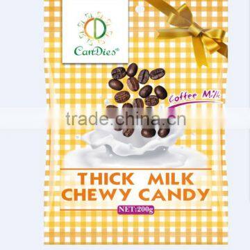 offee chewy milk candy in bag/ box