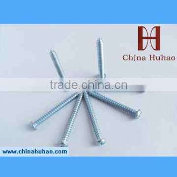 carbon steel 1022 white zinc phillips drive pan head self tapping screw