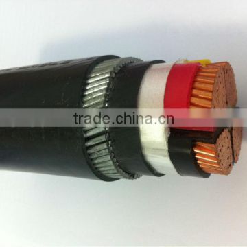 copper conductor XLPE insulated 0.6/35kv 4x185mm2 with SWA power cable