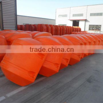 Dredging plastic floater with hdpe pipe used in dredger