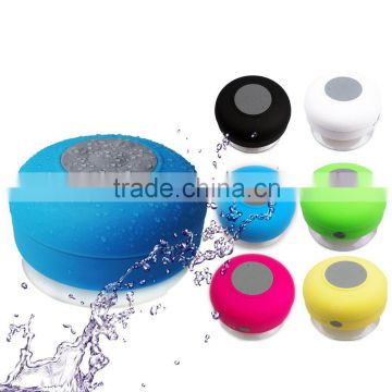 Hot sale portable Waterproof Wireless Bluetooth Speaker Shower Car Handsfree Receive Call & Music Suction Phone Mic