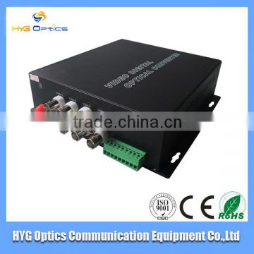 Low cost 8 channel Optical Fiber Audio Video Transceiver&receiver