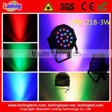 LPR1218-I 18pcs*3W RGB Plastic Indoor LED Par Light