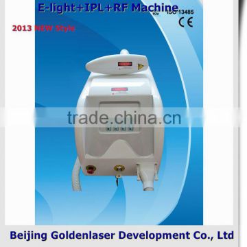 Remove Diseased Telangiectasis Www.golden-laser.org/2013 New Style E-light+IPL+RF Machine 5 In 1 Pigment Removal Beauty Equipment Suitable For Spa Salon Home User