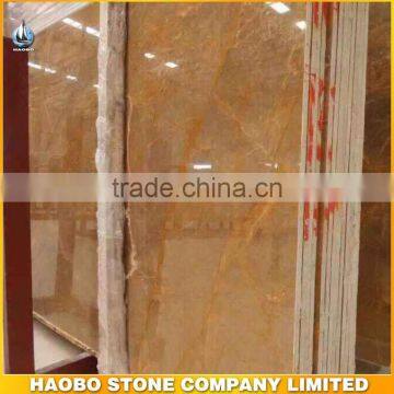 New material Decoration 18mm Gold marble slab floor