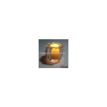 crystal decorative candle holder