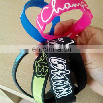 Party Promotional Embossed Silicone Wristband
