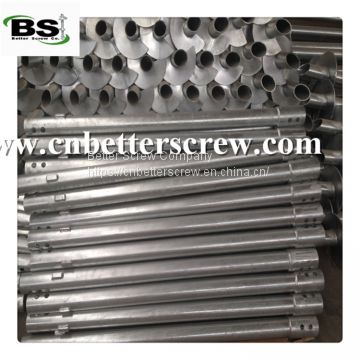 Round Helical Screw Anchors Ground