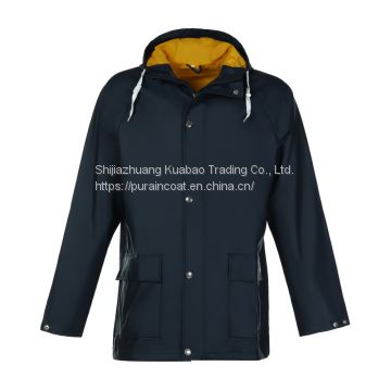 Waterproof PU Rain Jacket