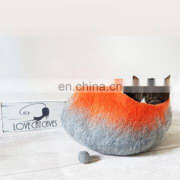 Customizable Removable Cat Nest Handmade Organic Wool felt Cat Cave