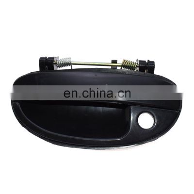 Front Driver Smooth Black Plastic Outside Exterior Door Handle For 1999-2002 Daewoo Nubira 96308042