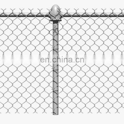 Wholesale galvanized PVC coated Chain link fence price for sale