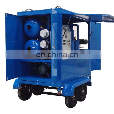 Oil Purifier Outdoor Use Portable Transformer Oil Filtration Machine