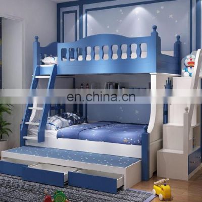 Popular modern lovely children bedroom Kids bed solid wood fresh furniture italy design warm room