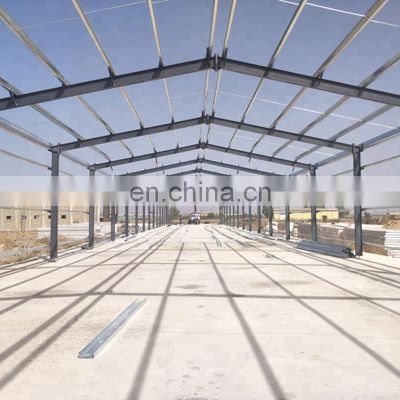 low cost prefabricated steel structure poultry chicken house with feeding system