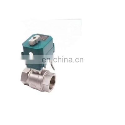 12v water valve  220v 110v dn15 dn20 dn25 dn32 dn40 CTF-001 with manual override ss304 electrical water valve