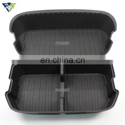 Water proof Double storage box modification accessories Suitable for Tesla Model Y Car Front Trunk storage box