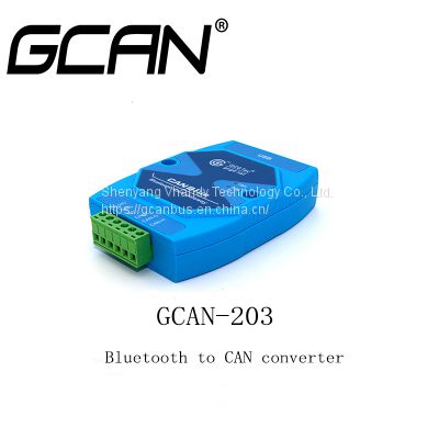 GCAN-203 Bluetooth To CAN Converter for Real-time Data Mobile APP Monitoring In Car