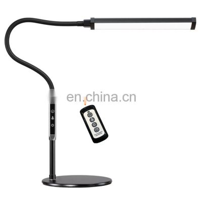 LED Swing Arm Desk Lamp With Clamp&Base USB Charging 30 Minutes Timer for Working Reading Studying Learning Office Table Lamp