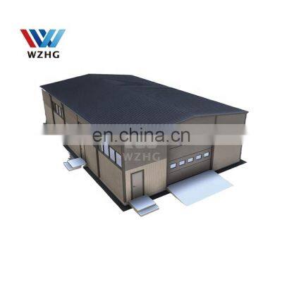 Industrial large span real estate prefabricated building galvanized steel structure workshop factory design for construction