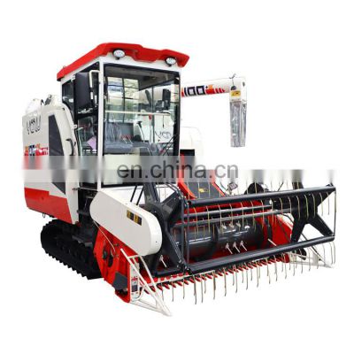 With powerful diesel engine kubota rice harvesting machine combine harvester