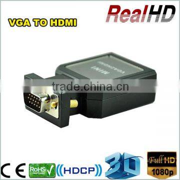 2016 China Top Wonderful Sellings1080p HDMI VGA Converter Mini VGA to HDMI Converter From China