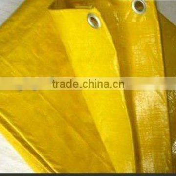 weather resistant materials yellow woven polypropylene sheet