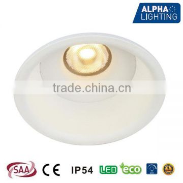 IP rated square dimmable spot deep 7W square led spot ceiling light