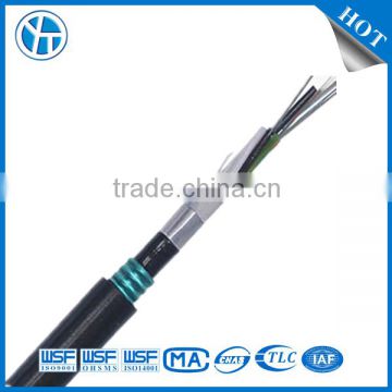 Direct buried 24 120 core armored fiber optic cable gyta53 waterproof