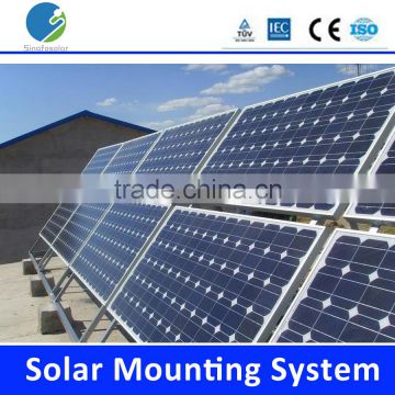 50KW Industrial Grid-Tied Solar Generator System Ground Mounting Racking